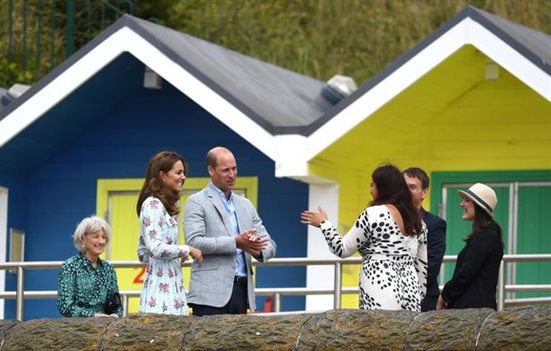 Mirror - Ben Evans - Huw Evans Agency pictures of Royal Visit Barry Island