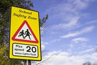 School road safety sign