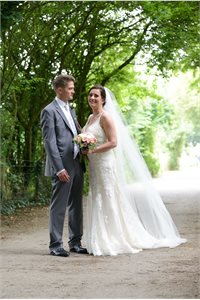 Bride and Groom at Cosmeston