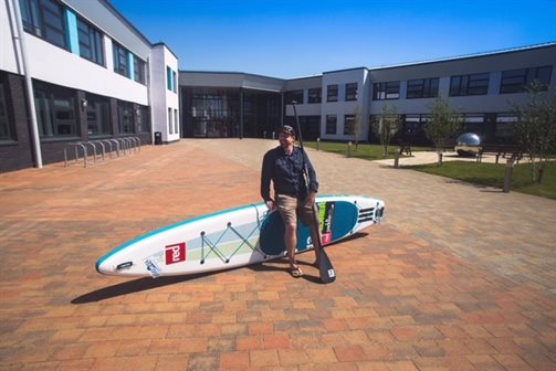 Dan Willmore with paddle board