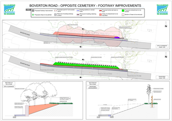 Boverton Retaining Wall - Consultation Drawing-1