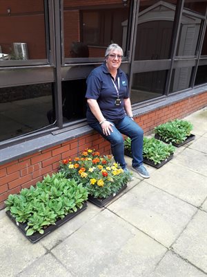 Lynne Clarke Courtyard Garden June 2020