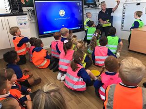 Mel Stewart at Barry Island Primary