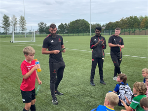 Joe Ledley soccer school 2