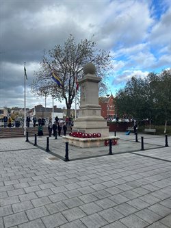 Remembrance day at the Civic Offices 1