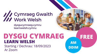 Work welsh - course beginning 18 Sept 2023