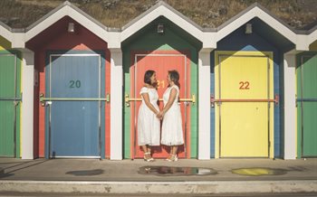 Barry Island Beach Hut wedding