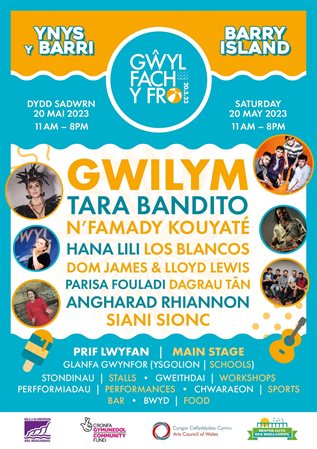 Gwyl fach y fro poster 2023