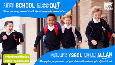 Miss School Miss Out campaign poster