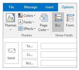 Enable Bcc from Outlook App