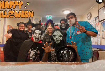 Ty Dewi Staff Halloween Party