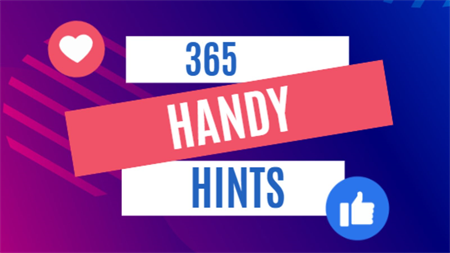 365 Handy hints