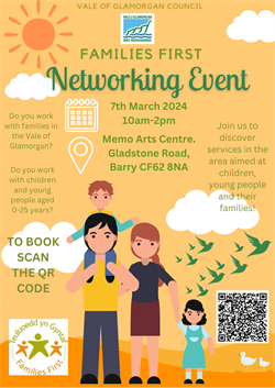 Families First Networking Event poster EN