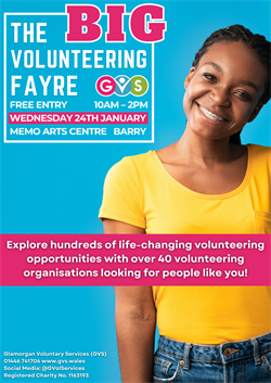 The Big Volunteering Fayre 2024 poster - English