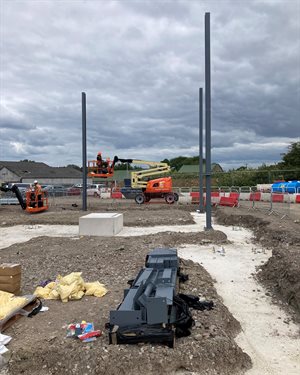 ysgol lyn derw construction