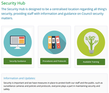 Security Hub Screenshot