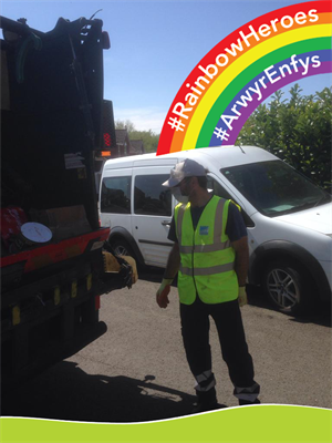 Mark Biernaki, waste team Rainbow Hero