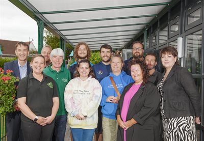 Teams who helped organise belle vue pavillion launch